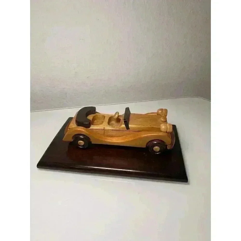 Vintage Car Wall Decor Or Box Topper Wooden 6
